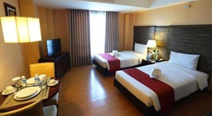 Lancaster Hotel Manila Mandaluyong Exteriör bild